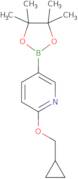 2-(Cyclopropylmethoxy)pyridine-5-boronic acid, pinacol ester