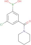 3-Chloro-5-(piperidine-1-carbonyl)phenylboronic acid