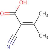 2-Cyano-3-methylbut-2-enoic acid