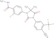 4-[3-[4-Cyano-3-(trifluoromethyl)phenyl]-5,5-dimethyl-2,4-dioxo-1-imidazolidinyl]-2-fluoro-N-methylbenzamide