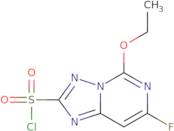 2-Chlorosulfonyl-7-fluoro-5-ethoxy[1,2,4]triazolo[1,5-c]-pyrimidine