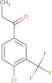 1-[4-Chloro-3-(trifluoromethyl)phenyl]propan-1-one