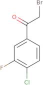 2-Bromo-1-(4-chloro-3-fluorophenyl)ethanone