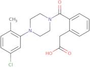 2-(2-((4-(5-Chloro-2-methylphenyl)piperazinyl)carbonyl)phenyl)acetic acid