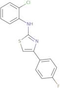 (2-chlorophenyl)(4-(4-fluorophenyl)(2,5-thiazolyl))amine