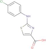 2-((4-Chlorophenyl)amino)-1,3-thiazole-4-carboxylic acid