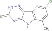 8-Chloro-6-methyl-1,2,4-triazino[5,6-b]indole-3-thiol