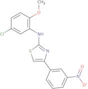 (5-Chloro-2-methoxyphenyl)(4-(3-nitrophenyl)(2,5-thiazolyl))amine