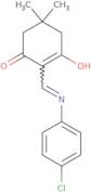 2-(((4-Chlorophenyl)amino)methylene)-5,5-dimethylcyclohexane-1,3-dione