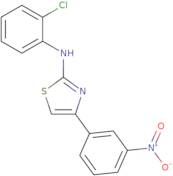 (2-Chlorophenyl)(4-(3-nitrophenyl)(2,5-thiazolyl))amine