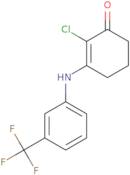 2-Chloro-3-((3-(trifluoromethyl)phenyl)amino)cyclohex-2-en-1-one