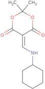 5-((cyclohexylamino)methylene)-2,2-dimethyl-1,3-dioxane-4,6-dione