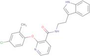 (2-(4-Chloro-2-methylphenoxy)(3-pyridyl))-N-(2-indol-3-ylethyl)formamide