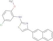 N-(5-Chloro-2-methoxyphenyl)-4-(2-naphthalenyl)-2-thiazolamine