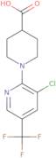 1-[3-chloro-5-(trifluoromethyl)-2-pyridinyl]-4-piperidinecarboxylic acid