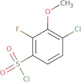 4-Chloro-2-fluoro-3-methoxybenzenesulfonyl chloride