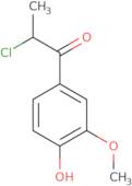 2-Chloro-1-(4-hydroxy-3-methoxyphenyl)propan-1-one