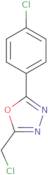 2-(Chloromethyl)-5-(4-chlorophenyl)-1,3,4- oxadiazole