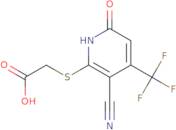 2-{[3-Cyano-6-oxo-4-(trifluoromethyl)-1,6-dihydropyridin-2-yl]sulfanyl}acetic acid