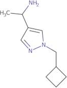 1-[1-(Cyclobutylmethyl)-1H-pyrazol-4-yl]ethan-1-amine