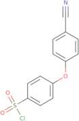 4-(4-Cyanophenoxy)benzene-1-sulfonyl chloride