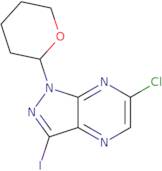 6-Chloro-3-iodo-1-tetrahydropyran-2-yl-pyrazolo[3,4-b]pyrazine