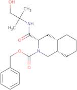 (3S,4aS,8aS)-2-Carbobenzyloxy-decahydro-N-(2-hydroxy-1,1-dimethylethyl)-3-isoquinolinecarboxamide