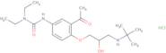 N'-[3-Acetyl-4-[3-[(1,1-dimethylethyl)amino]-2-hydroxypropoxy]phenyl]-N,N-diethylurea hydrochloride