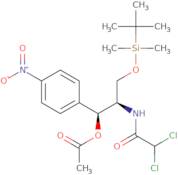 Chloramphenicol 2-(O-tert-butyldimethylsilyl)methyl 1-acetate