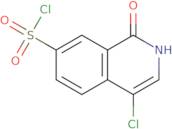 4-Chloro-1-hydroxy-7-isoquinolinesulfonyl chloride