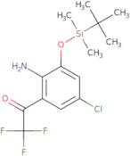 4-Chloro-2-trifluoroacetyl-6-(tert-butyldimethylsilyloxy)aniline