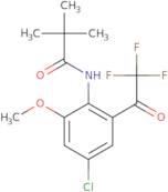 N-(4-Chloro-2-trifluoroacetyl-6-methoxyphenyl)-2,2-dimethylpropanamide