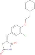 5-[[3-Chloro-4-(2-cyclohexylethoxy)phenyl]methylene]-2,4-thiazolidinedione