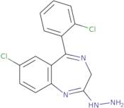 7-Chloro-5-(2-chlorophenyl)-2-hydrazinyl-3H-1,4-benzodiazepine