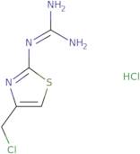1-(4-Chloromethyl-2-thiazoyl)guanidine hydrochloride salt