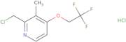 2-Chloromethyl-3-methyl-4-(2,2,2-trifluoroethoxy)pyridine, hydrochloride