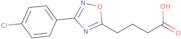 3-(4-Chlorophenyl)-1,2,4-oxadiazole-5-butanoic acid