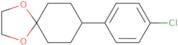8-(4-Chlorophenyl)-1,4-dioxaspiro[4.5]decane