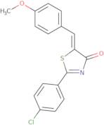 (Z)-2-(4-Chlorophenyl)-5-(4-methoxybenzylidene)-5H-thiazol-4-one