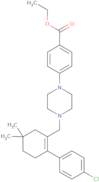 4-[4-[[2-(4-Chlorophenyl)-5,5-dimethyl-1-cyclohexen-1-yl]methyl]-1-piperazinyl]benzoic acid ethyl ester