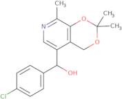 (+/-)-4-Chlorophenyl-5-[(3,4-isopropylidine)-2-methylpyridine]methanol