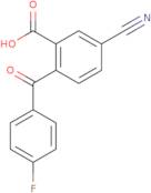 5-Cyano-2-(4-fluorobenzoyl)benzoic acid