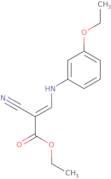2-Cyano-3-[(3-ethoxyphenyl)amino]-2-propenoic acid ethyl ester