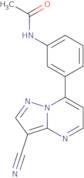 N-[3-(3-Cyanopyrazolo[1,5-a]pyrimidin-7-yl)phenyl]acetamide