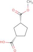 (1R,3S)-1,3-Cyclopentanedicarboxylic acid 1-methyl ester