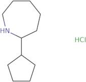 2-Cyclopentylhexahydro-1H-azepine hydrochloride