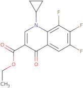 1-Cyclopropyl-6,7,8-trifluoro-1,4-dihydro-4-oxo-3-quinolinecarboxylic acid ethyl ester