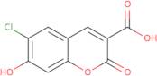 6-Chloro-7-hydroxycoumarin-3-carboxylic acid