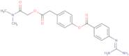 2-(Dimethylamino)-2-oxoethyl 4-(4-guanidinobenzoyloxy)phenylacetate