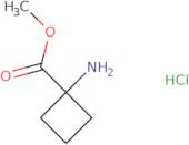 Cyclobutanecarboxylic acid, 1-amino-, methyl ester, hydrochloride(9CI)